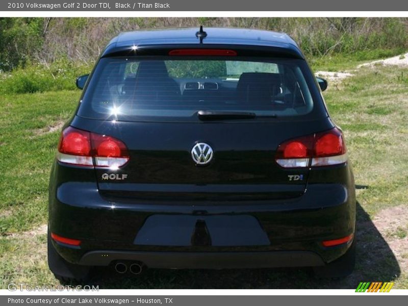 Black / Titan Black 2010 Volkswagen Golf 2 Door TDI