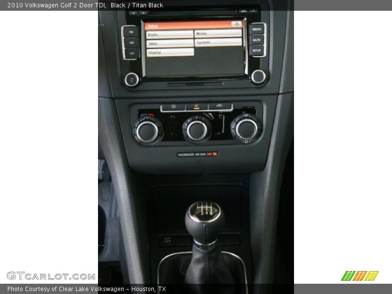 Black / Titan Black 2010 Volkswagen Golf 2 Door TDI