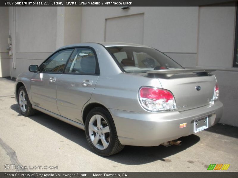 Crystal Gray Metallic / Anthracite Black 2007 Subaru Impreza 2.5i Sedan