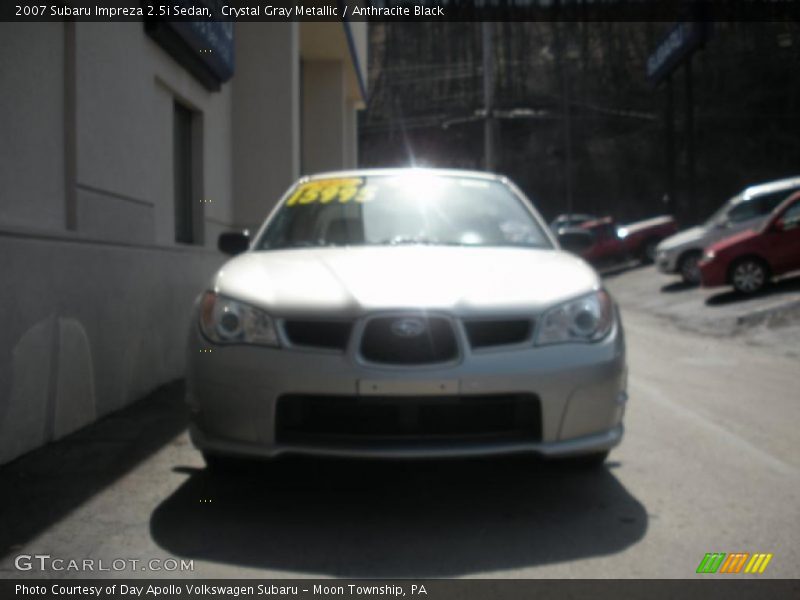 Crystal Gray Metallic / Anthracite Black 2007 Subaru Impreza 2.5i Sedan