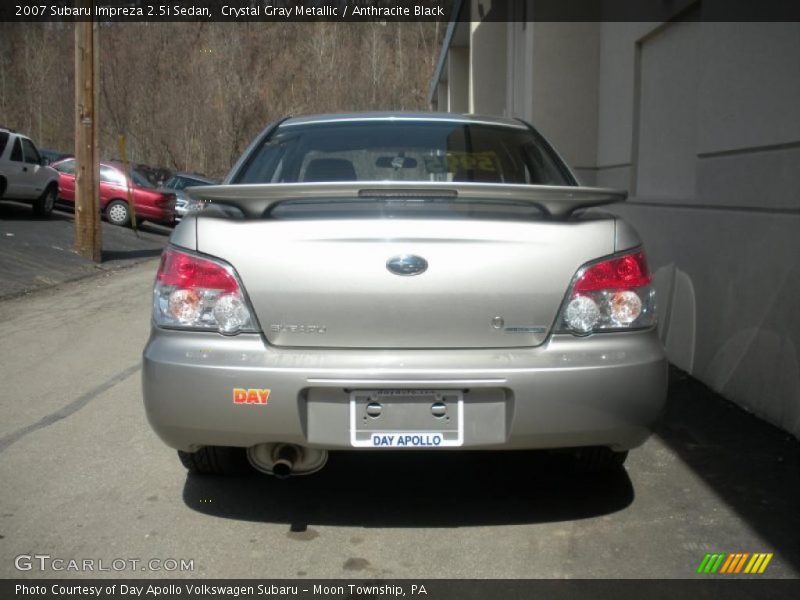 Crystal Gray Metallic / Anthracite Black 2007 Subaru Impreza 2.5i Sedan