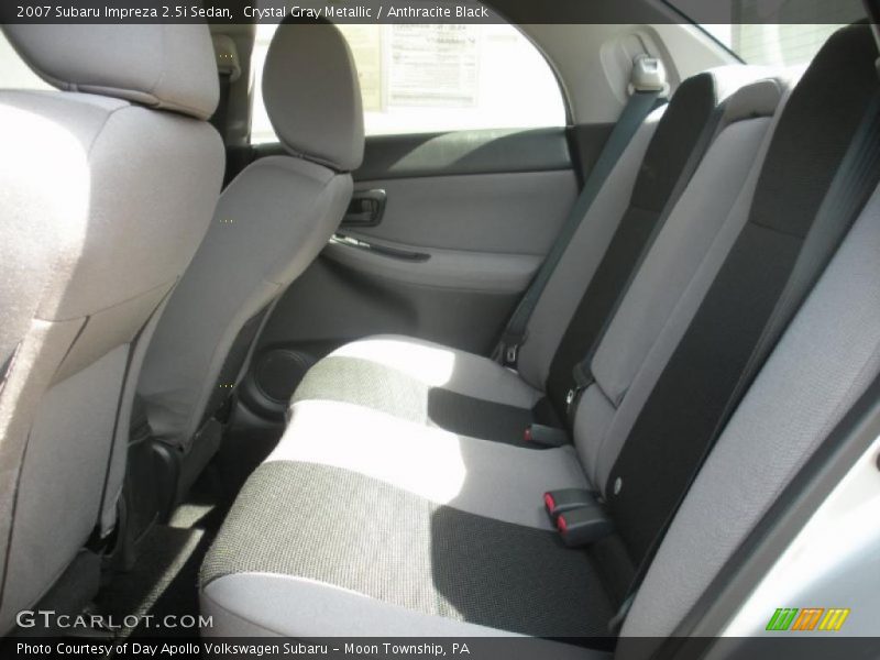 Crystal Gray Metallic / Anthracite Black 2007 Subaru Impreza 2.5i Sedan
