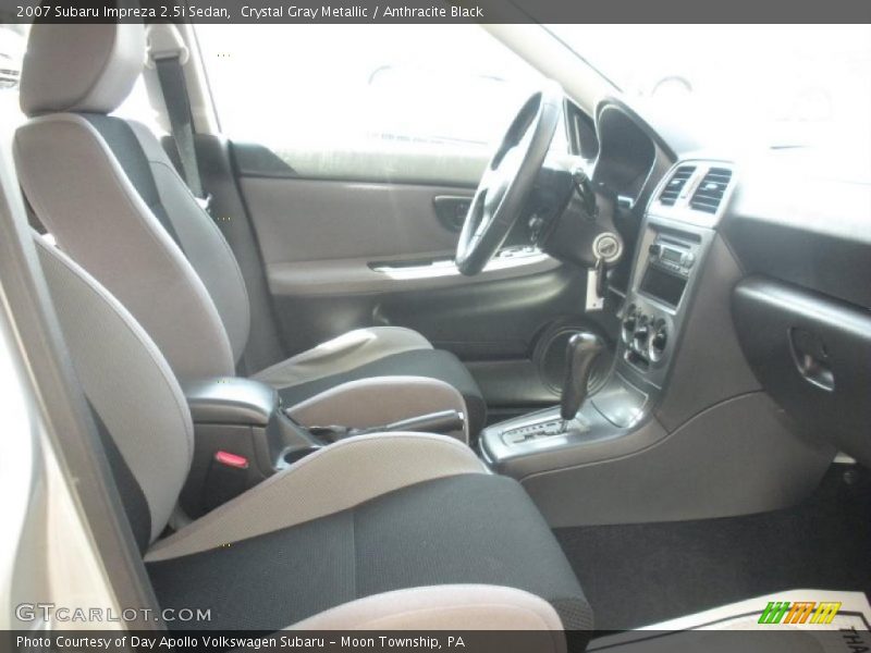 Crystal Gray Metallic / Anthracite Black 2007 Subaru Impreza 2.5i Sedan