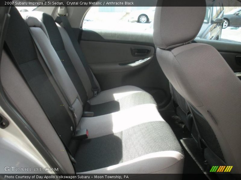 Crystal Gray Metallic / Anthracite Black 2007 Subaru Impreza 2.5i Sedan