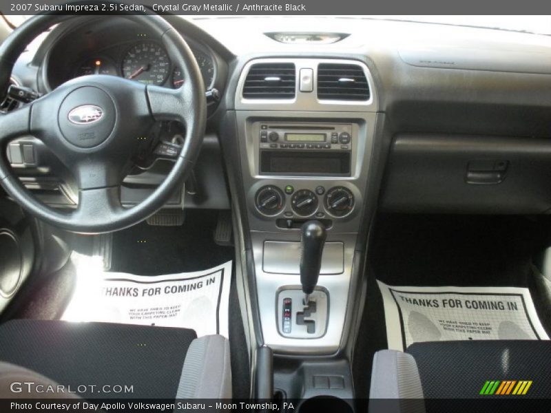 Crystal Gray Metallic / Anthracite Black 2007 Subaru Impreza 2.5i Sedan