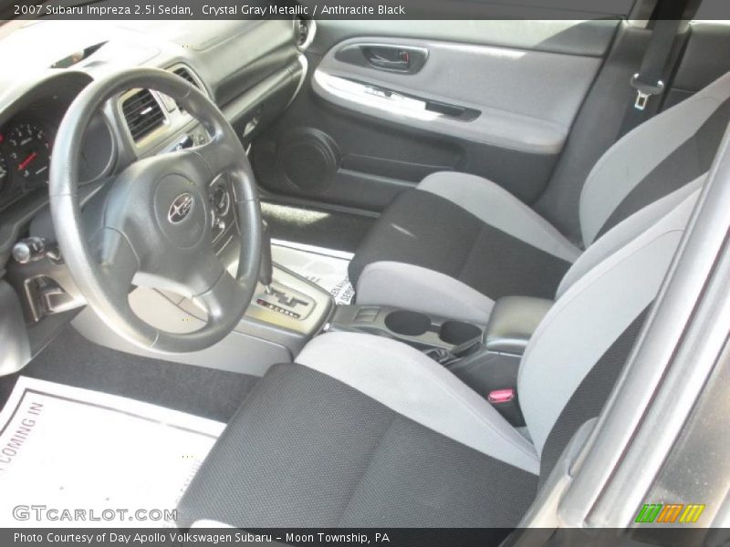 Crystal Gray Metallic / Anthracite Black 2007 Subaru Impreza 2.5i Sedan
