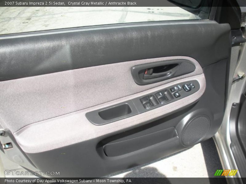 Crystal Gray Metallic / Anthracite Black 2007 Subaru Impreza 2.5i Sedan