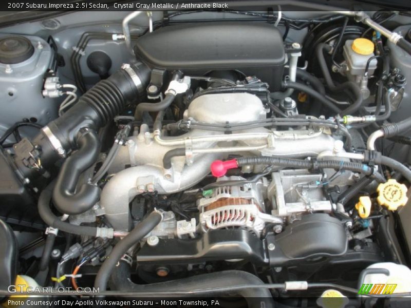 Crystal Gray Metallic / Anthracite Black 2007 Subaru Impreza 2.5i Sedan