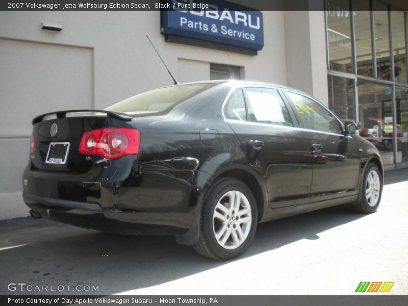 Black / Pure Beige 2007 Volkswagen Jetta Wolfsburg Edition Sedan