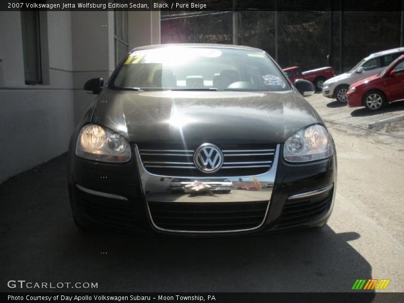 Black / Pure Beige 2007 Volkswagen Jetta Wolfsburg Edition Sedan