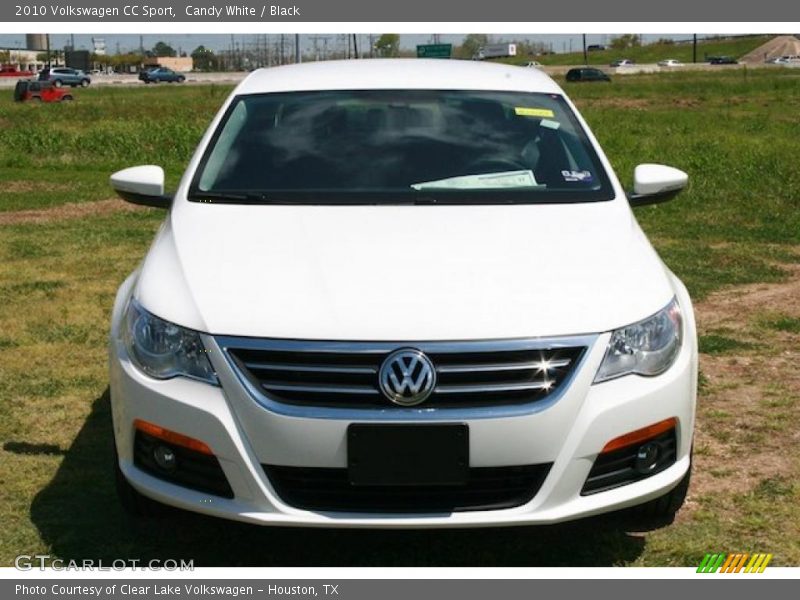 Candy White / Black 2010 Volkswagen CC Sport