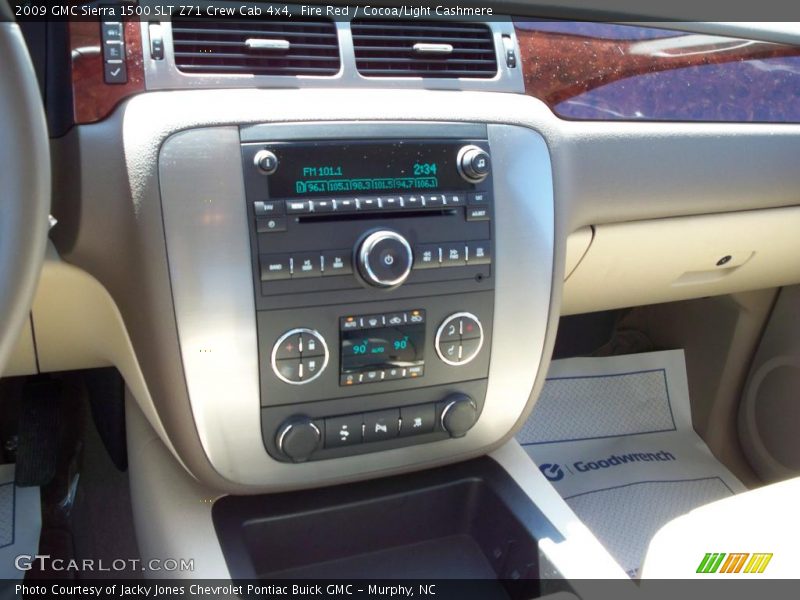Fire Red / Cocoa/Light Cashmere 2009 GMC Sierra 1500 SLT Z71 Crew Cab 4x4