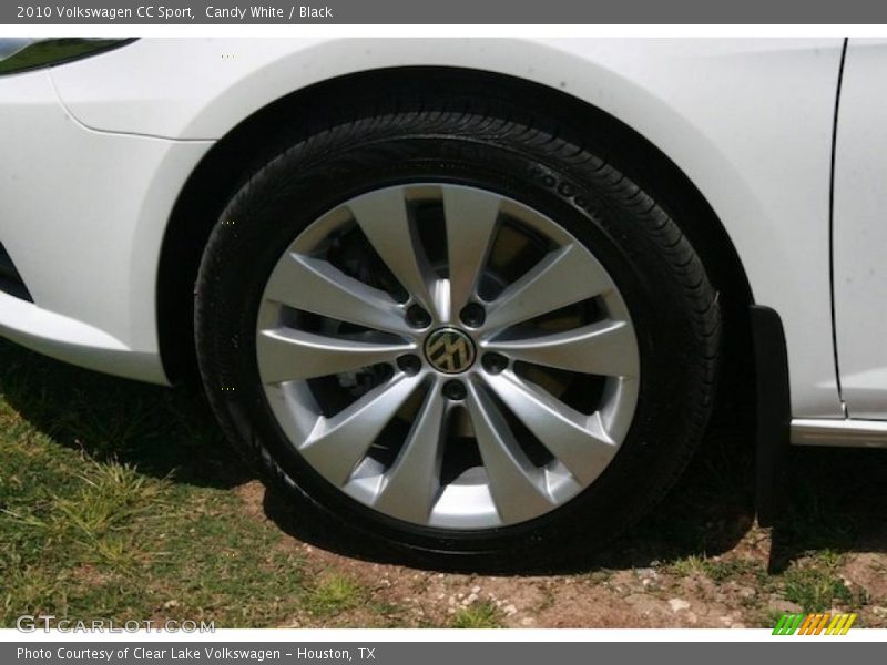 Candy White / Black 2010 Volkswagen CC Sport