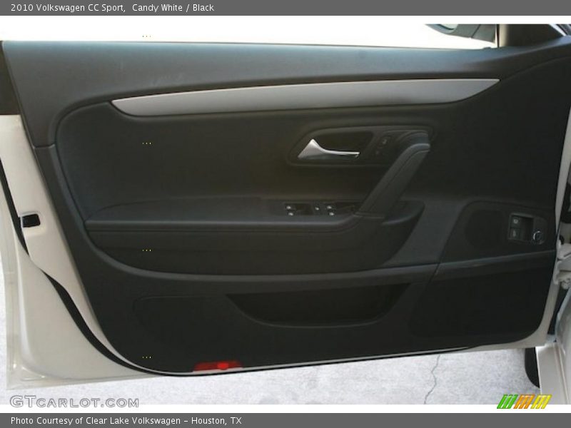Candy White / Black 2010 Volkswagen CC Sport