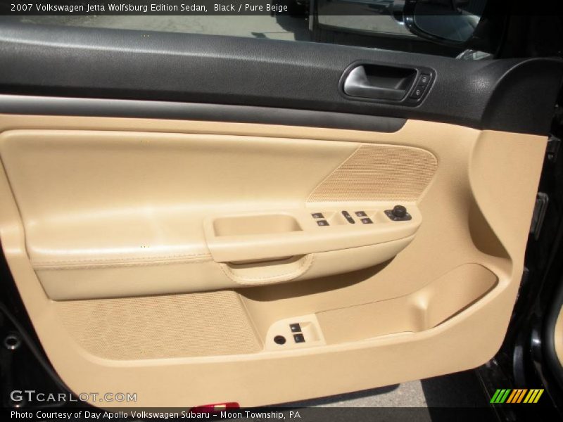 Black / Pure Beige 2007 Volkswagen Jetta Wolfsburg Edition Sedan