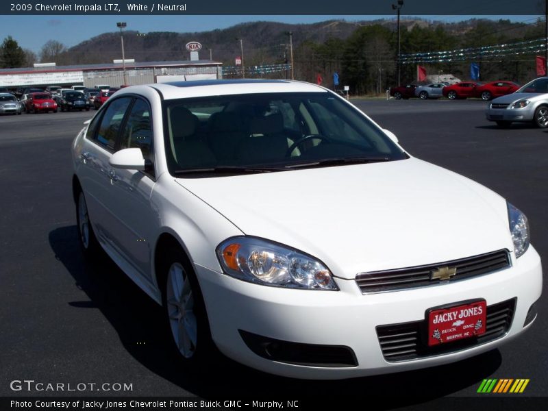White / Neutral 2009 Chevrolet Impala LTZ