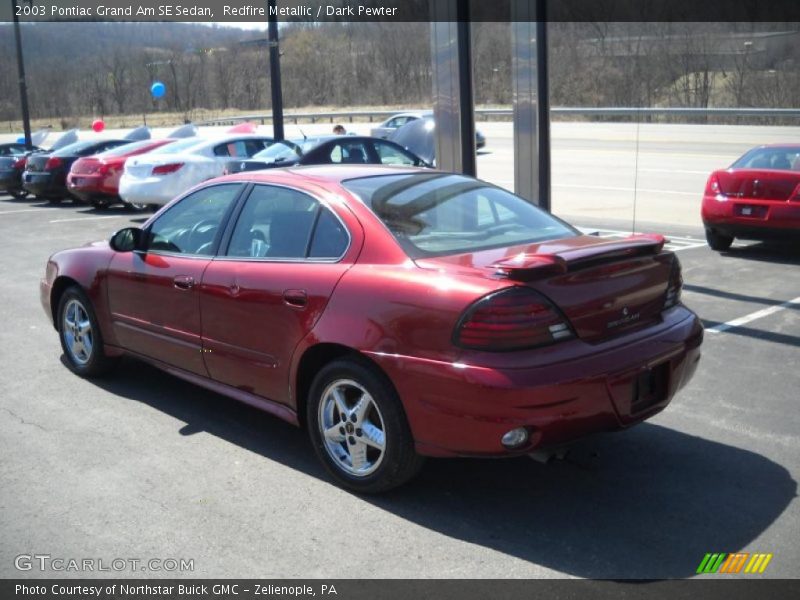 Redfire Metallic / Dark Pewter 2003 Pontiac Grand Am SE Sedan