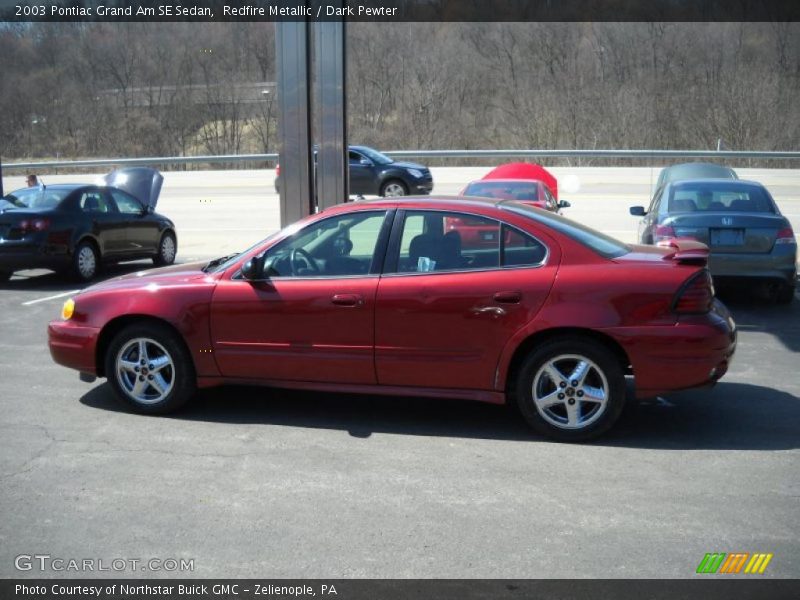 Redfire Metallic / Dark Pewter 2003 Pontiac Grand Am SE Sedan