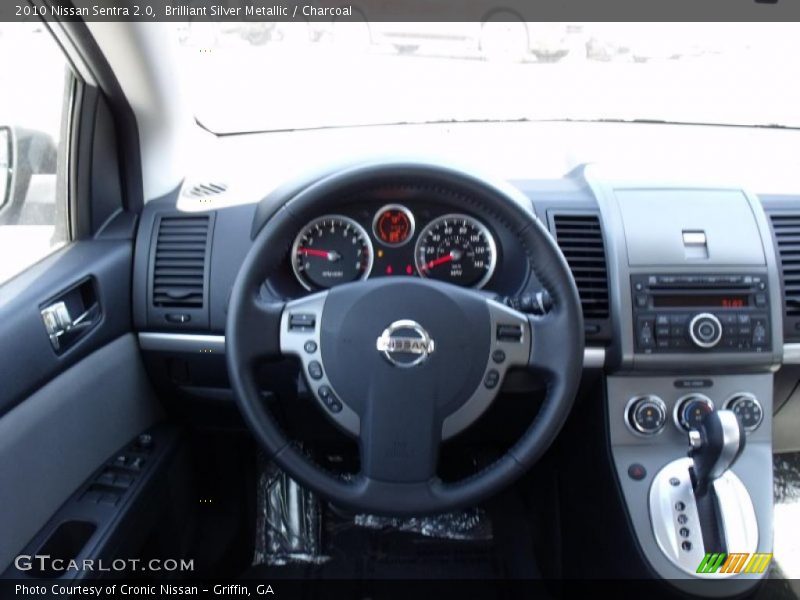 Brilliant Silver Metallic / Charcoal 2010 Nissan Sentra 2.0