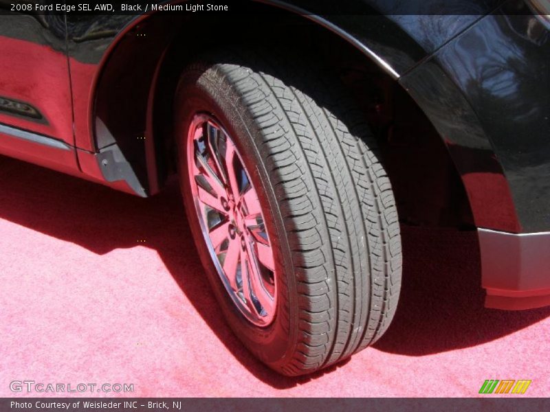 Black / Medium Light Stone 2008 Ford Edge SEL AWD