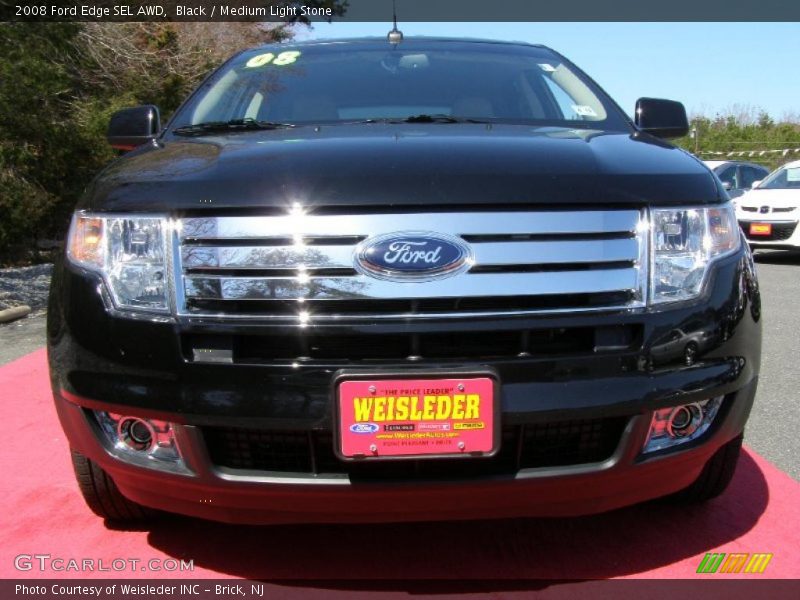 Black / Medium Light Stone 2008 Ford Edge SEL AWD