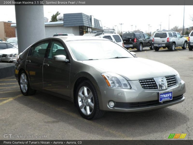 Spirited Bronze Pearl / Frost 2006 Nissan Maxima 3.5 SE