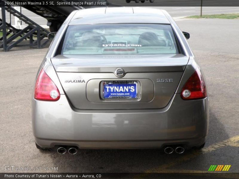 Spirited Bronze Pearl / Frost 2006 Nissan Maxima 3.5 SE