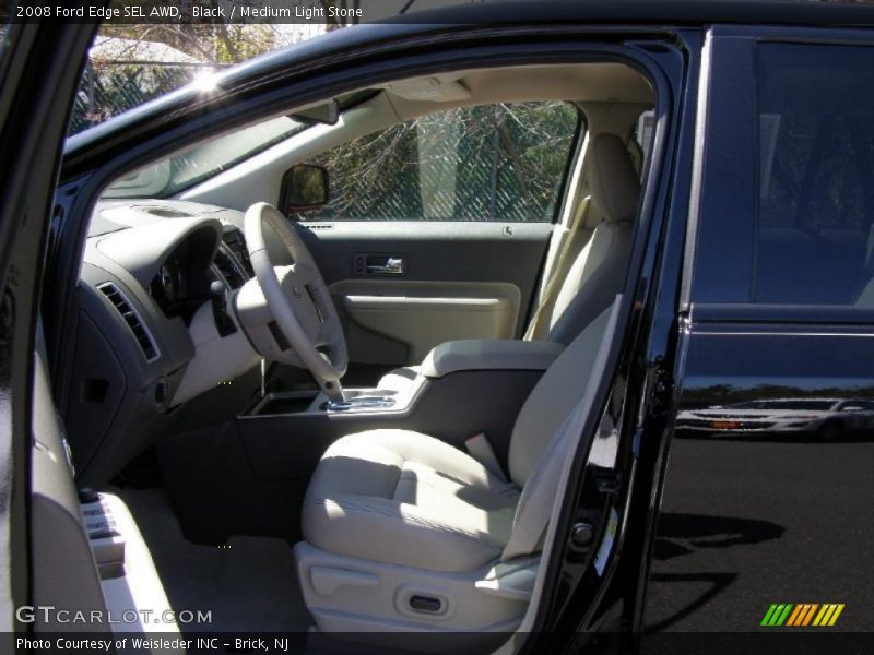 Black / Medium Light Stone 2008 Ford Edge SEL AWD