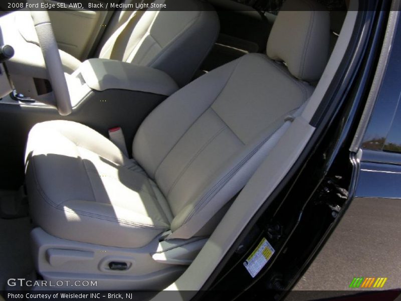 Black / Medium Light Stone 2008 Ford Edge SEL AWD