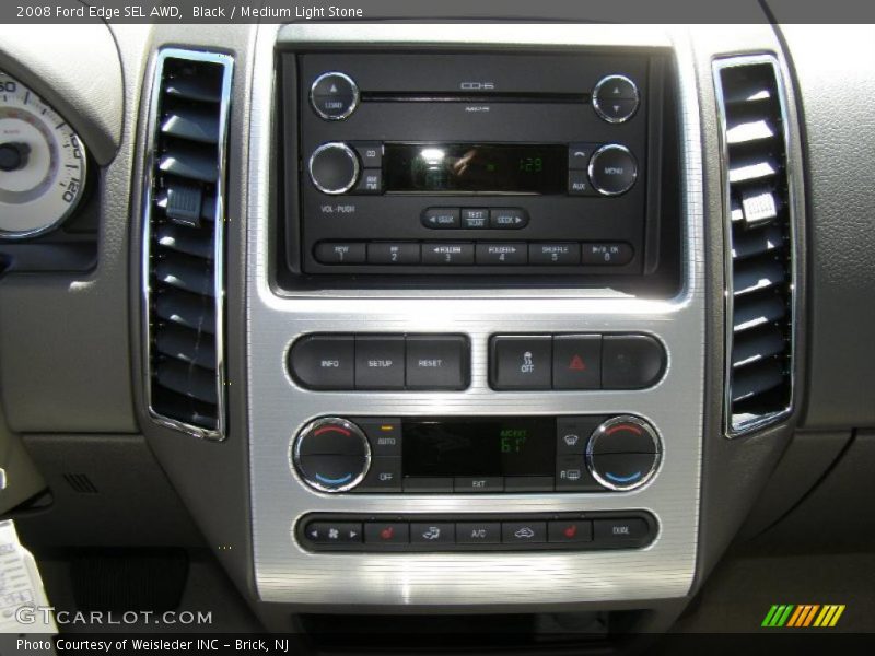 Black / Medium Light Stone 2008 Ford Edge SEL AWD