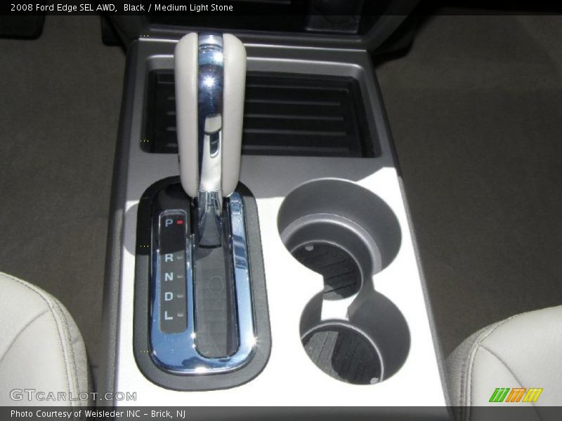 Black / Medium Light Stone 2008 Ford Edge SEL AWD