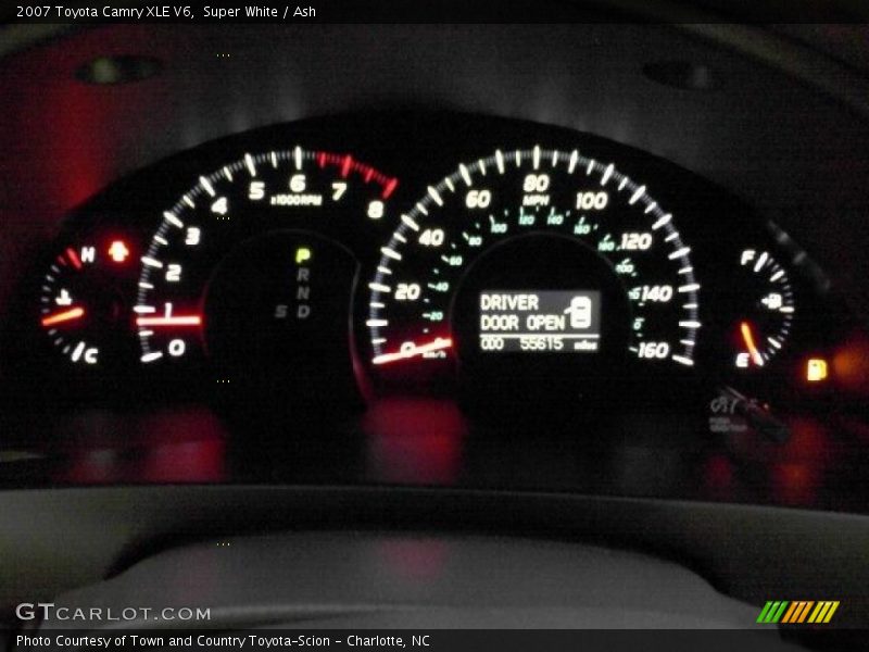 Super White / Ash 2007 Toyota Camry XLE V6