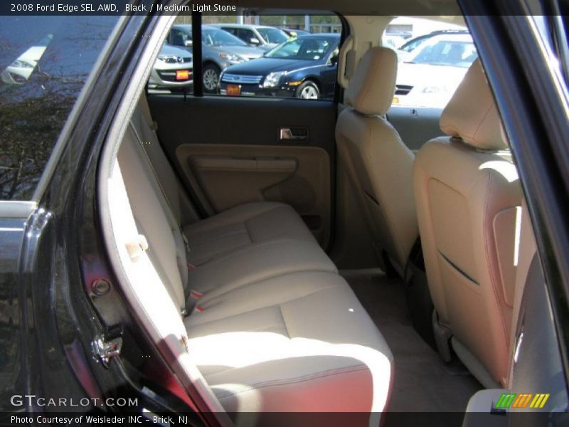 Black / Medium Light Stone 2008 Ford Edge SEL AWD