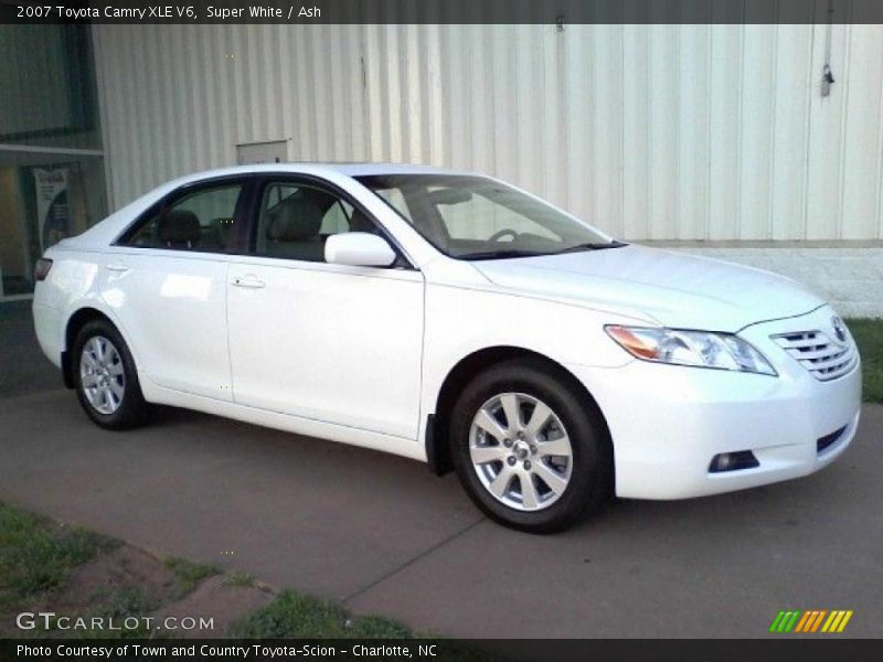 Super White / Ash 2007 Toyota Camry XLE V6