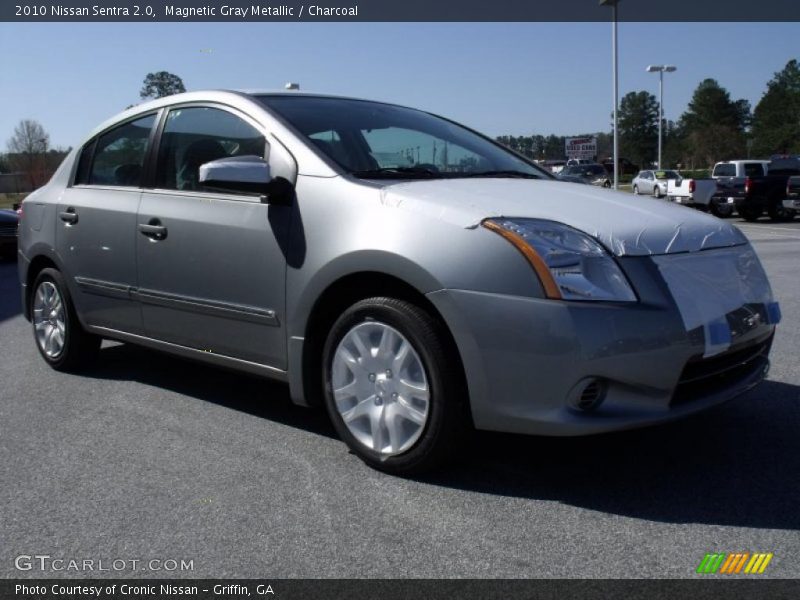 Magnetic Gray Metallic / Charcoal 2010 Nissan Sentra 2.0