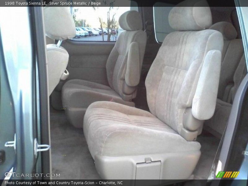 Silver Spruce Metallic / Beige 1998 Toyota Sienna LE