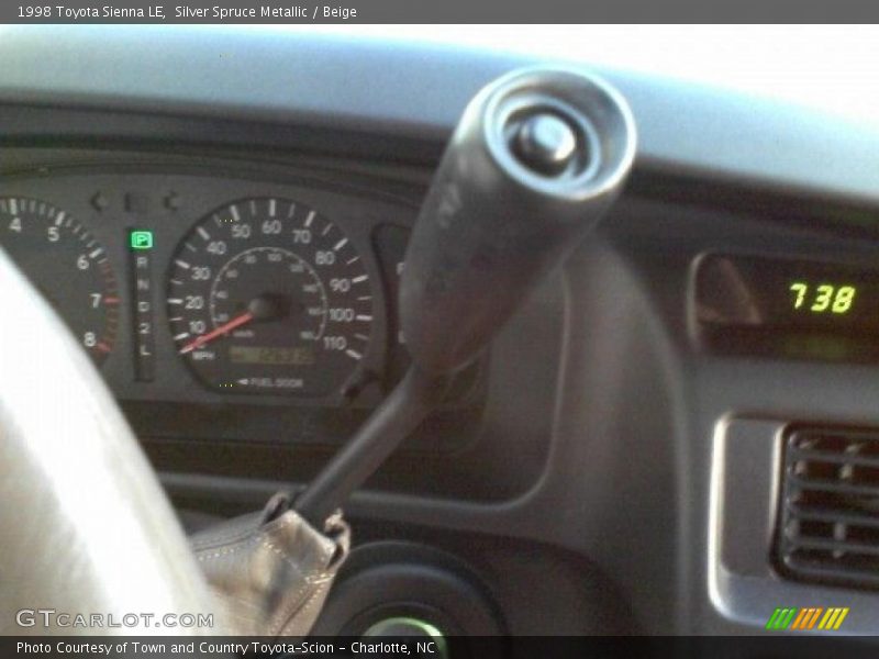 Silver Spruce Metallic / Beige 1998 Toyota Sienna LE