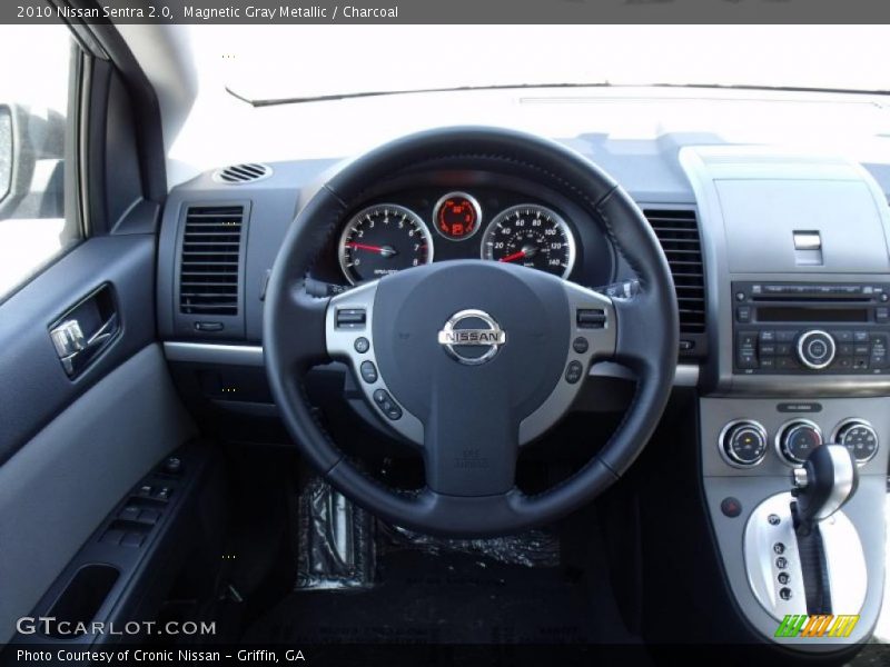 Magnetic Gray Metallic / Charcoal 2010 Nissan Sentra 2.0