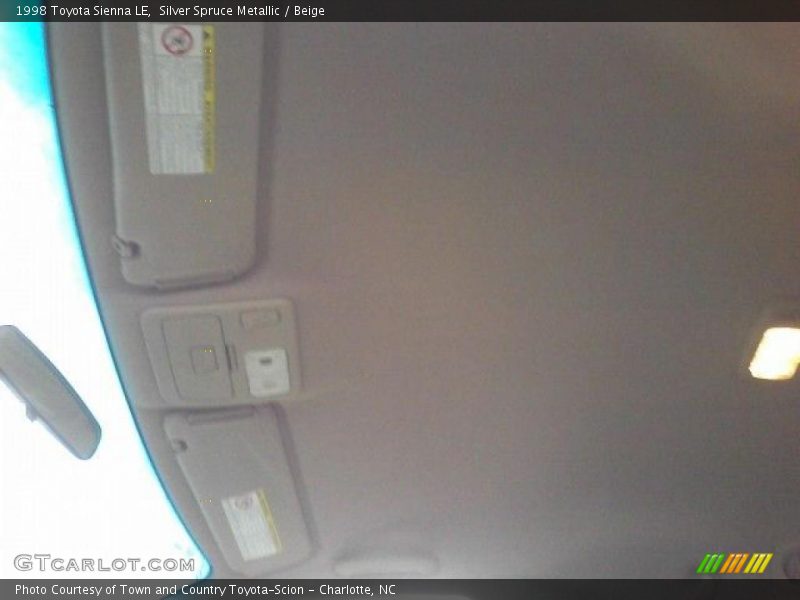 Silver Spruce Metallic / Beige 1998 Toyota Sienna LE