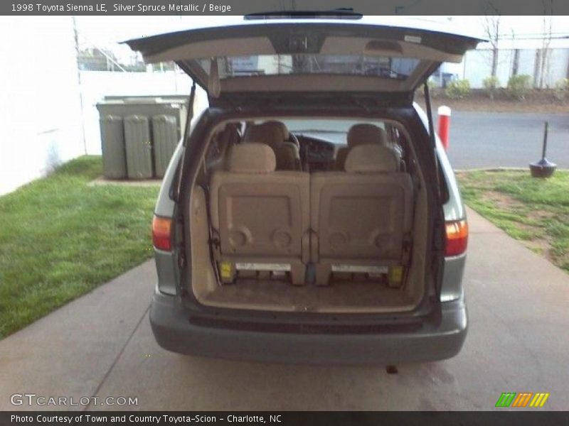 Silver Spruce Metallic / Beige 1998 Toyota Sienna LE