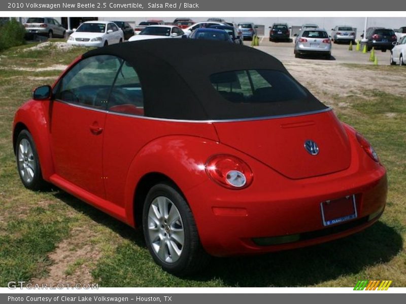 Salsa Red / Black 2010 Volkswagen New Beetle 2.5 Convertible