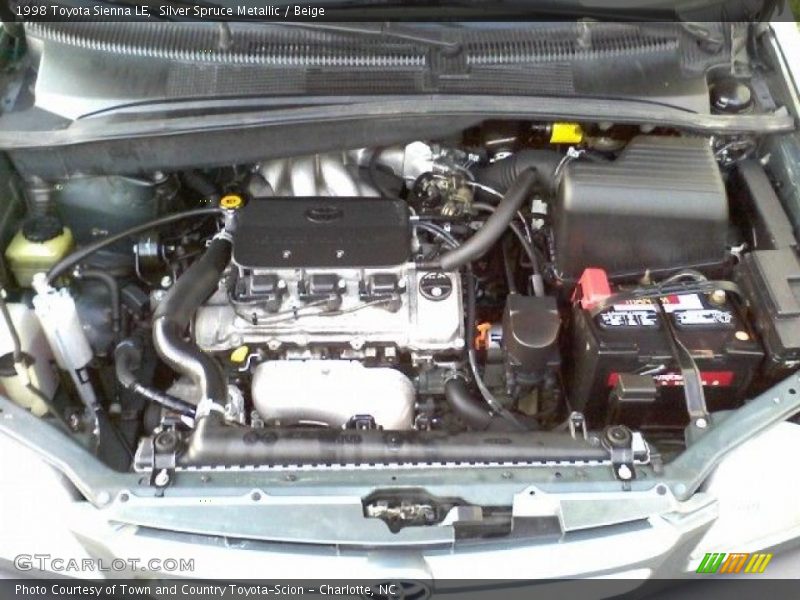 Silver Spruce Metallic / Beige 1998 Toyota Sienna LE