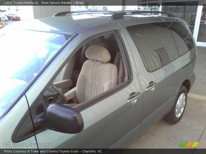 Silver Spruce Metallic / Beige 1998 Toyota Sienna LE
