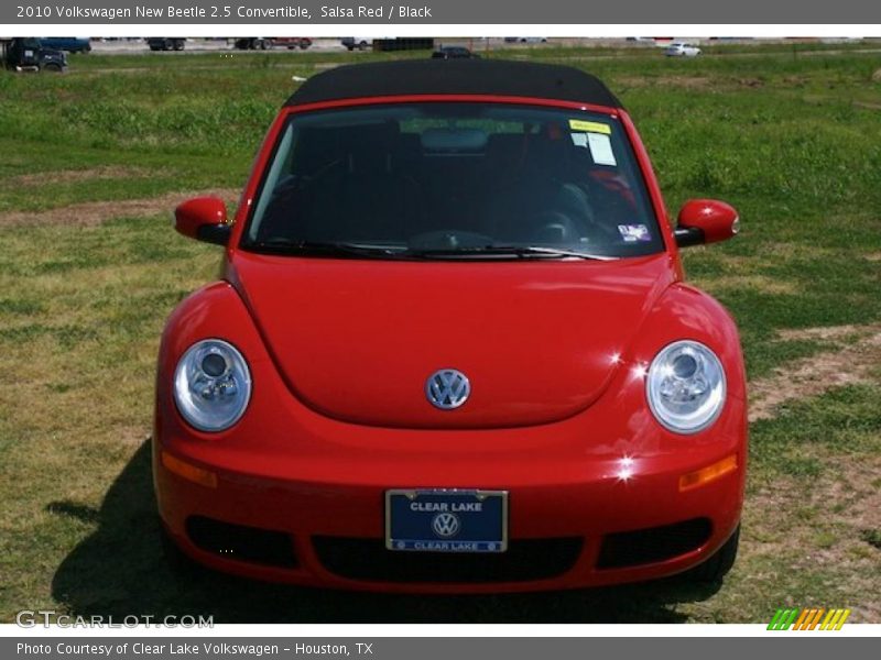 Salsa Red / Black 2010 Volkswagen New Beetle 2.5 Convertible