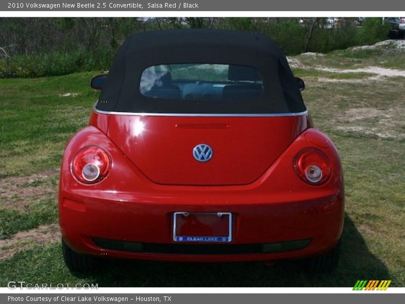 Salsa Red / Black 2010 Volkswagen New Beetle 2.5 Convertible
