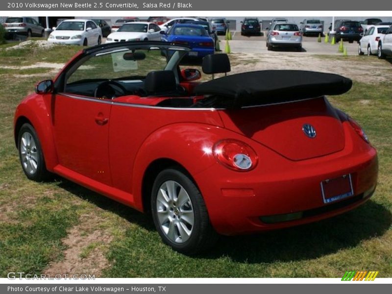 Salsa Red / Black 2010 Volkswagen New Beetle 2.5 Convertible