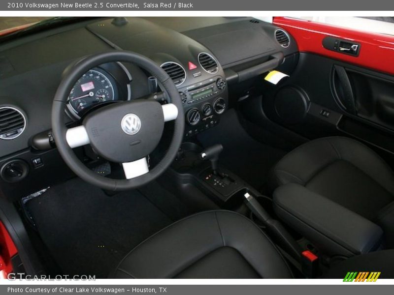 Salsa Red / Black 2010 Volkswagen New Beetle 2.5 Convertible