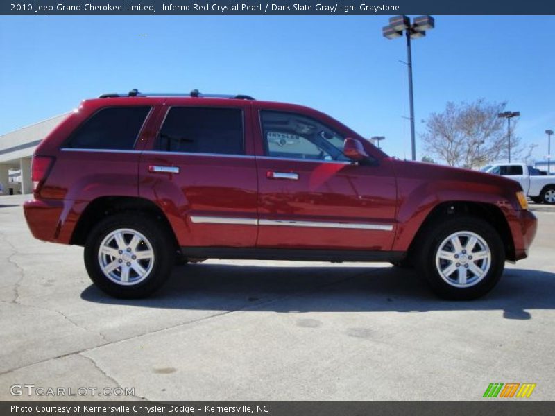 Inferno Red Crystal Pearl / Dark Slate Gray/Light Graystone 2010 Jeep Grand Cherokee Limited