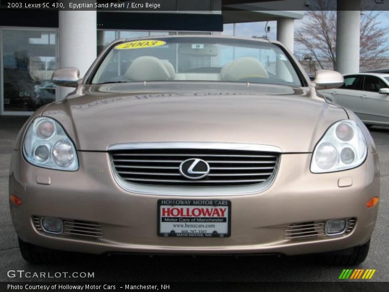 Egyptian Sand Pearl / Ecru Beige 2003 Lexus SC 430