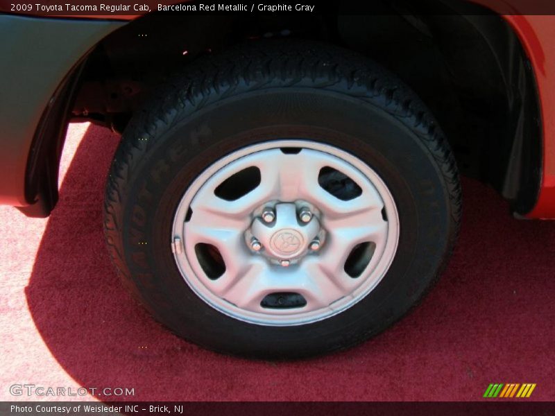 Barcelona Red Metallic / Graphite Gray 2009 Toyota Tacoma Regular Cab